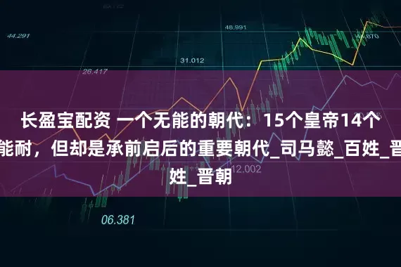长盈宝配资 一个无能的朝代：15个皇帝14个没能耐，但却是承前启后的重要朝代_司马懿_百姓_晋朝