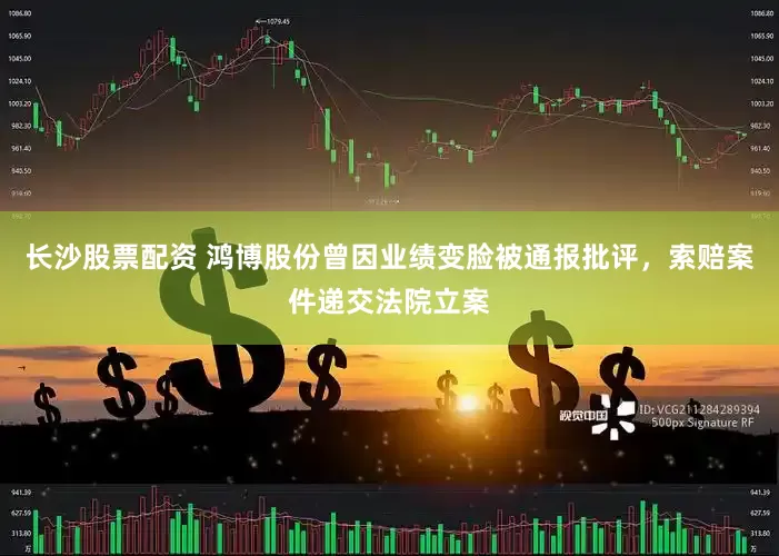 长沙股票配资 鸿博股份曾因业绩变脸被通报批评，索赔案件递交法院立案