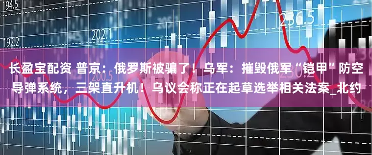 长盈宝配资 普京：俄罗斯被骗了！乌军：摧毁俄军“铠甲”防空导弹系统，三架直升机！乌议会称正在起草选举相关法案_北约