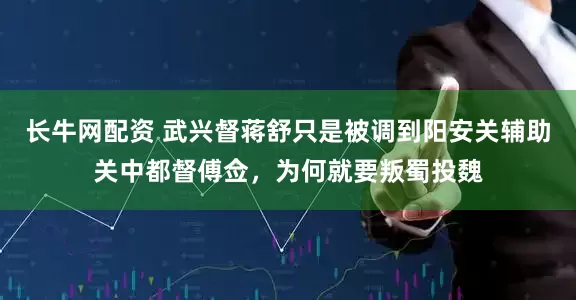 长牛网配资 武兴督蒋舒只是被调到阳安关辅助关中都督傅佥，为何就要叛蜀投魏